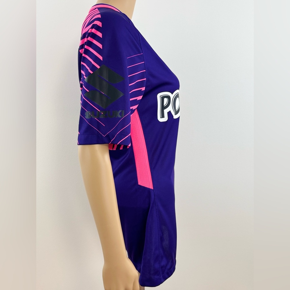 Nike Dri-Fit Postobon Blue Crew Neck Soccer Football Jersey, Women’s Size Small - Picture 4 of 10